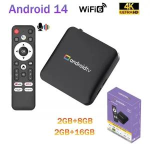 셋톱박스 TV 박스 H96mAX Amlogic S905L3 안드로이드 140 4K 비디오 디코딩 24G5G WiFi6 음성 비서 홈시어