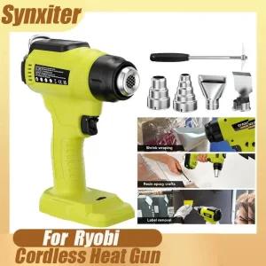 무선히팅건 열풍기 리오비 18V 배터리용 무선 페인트 제거 수축용 노즐 전동 공구