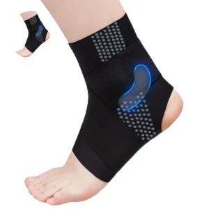 이중압박 얇은 발목보호대 아대 발목테이핑 러닝 블랙 아킬레스건보호대 축구 발등보호대 밴드 얇은 아대