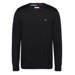 타미진스 에센셜 레귤러핏 크루넥 니트 DM0DM11856 BLACK