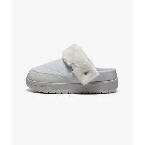 [밸롭](김해점)여성용 따뜻한 온기와 부드러운 패딩슈즈 엠버 플리스 뮬 플러스 라이트그레이 BC4LABW00...