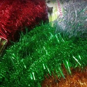 홍콩모루 크리스마스 추리 장식줄 반짝이줄 낱개