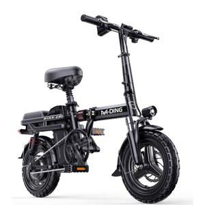 M DING 전기자전거 전동 접이식 Ding 10Ah 배터리 12A 3인용 대용량