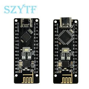 RF-Nano Nano V3.0 마이크로 USB 보드 ATmega328P QFN32 5V 16M CH340 Arduino 용 NRF24L01 + 2.4G 무선 통