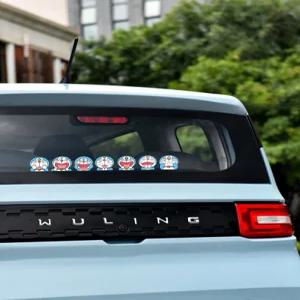 도라에몽 반사형 자동차 스티커 오토바이 장식 차체 데칼 유리 스크래치 커버 보호