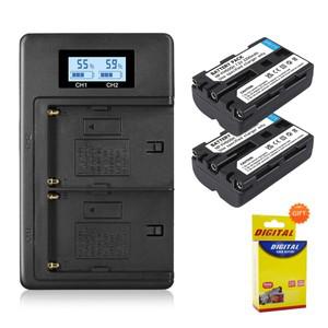 PALO 2200mAh NP-FM500H NP 배터리 + LCD USB 충전기 소니 호환호환 알파 A58 A57 A65 A77 A99 A900