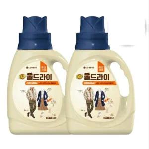 LG 테크 울드라이 이염방지 니트 중성세제 용기 1.5L 2개 빨래 신혼 집들이 자취