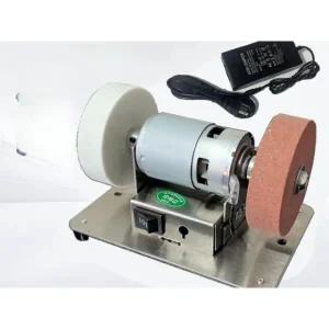 탁상 더블 연삭기 가정용 소형 연마기 그라인더 전동 미니 연삭 휠+이중 휠