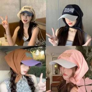 [룽스]버킷햇 여성썬캡모자 볼캡 모자 썬캡 KK971