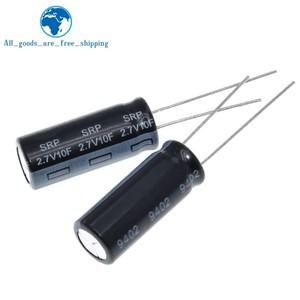 TZT 5pcs 2.7V 10F 커패시터 고전력 슈퍼캡 10x26mm