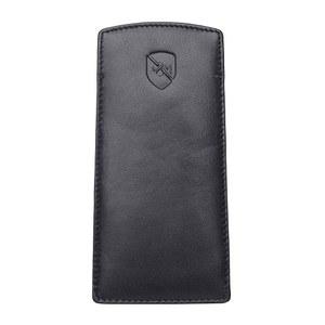 앨런 앤 메이트 100% 가죽 슬림 안경 케이스, 독서용 및 컴퓨터용 안경, 옵션 내장 카드 홀더 포함 남성/여성용