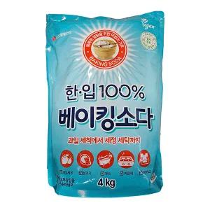 LG생활건강 한입 100% 베이킹소다 4kg X 1개