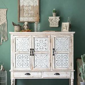 자개장 엔틱가구 약장 원목 나비장 서랍장 정리함