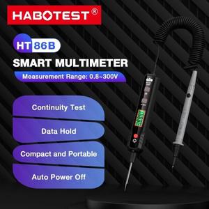 HABOTEST HT86B 디지털 멀티미터 자동 스마트 센서 펜 비접촉 전압 측정기 멀티메트로 폴리메트로