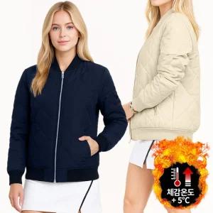 여성 따뜻한 양털 패딩 데일리 항공자켓 겨울자켓 여자 항공 패딩자켓 플리스자켓 점퍼 블루종 작업복