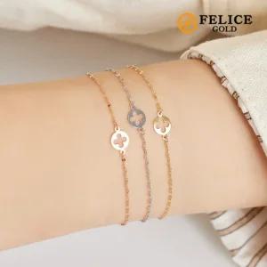 [펠리체골드] 14K 트윙클 팔찌