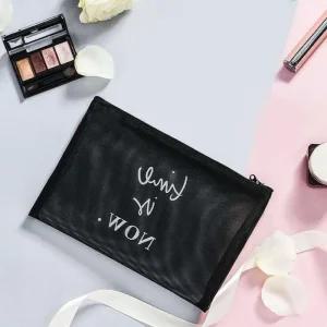 [룽스]가방 용 미니 핸드폰파우치 메쉬 화장품