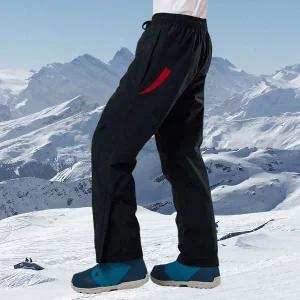 [하프클럽/푸조]푸조 써모쉘 타스란 필름코팅 스키복 보드복 바지 하의 FZ915-3 블랙레드