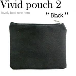 [룽스]무지 블랙 가방 파우치