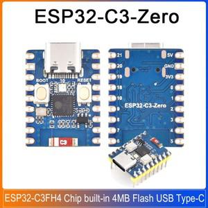 1-5PCS ESP32-C3-Zero 미니 소형 개발 보드는 기반 2.4GHz WiFi 블루투스 5 내장 4MB 플래시 USB Type-C