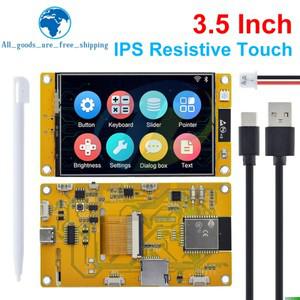 TZT ESP32 3.5 인치 LCD TFT 개발 보드 LVGL WIFI  블루투스 디스플레이 모듈 240x320 터치 기능이  스마트