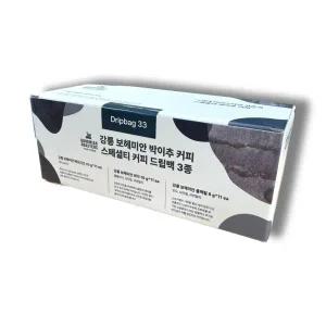 강릉 보헤미안 박이추 커피 스페셜티 드립백 3종 33개입 3개 308g 티타임 브런치 브런치모임 샌드위치 파인