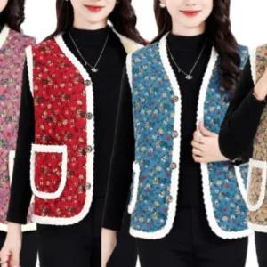 김장조끼 작업복 앞치마 엄마 어머니 할머니 주방복 가을 겨울조끼