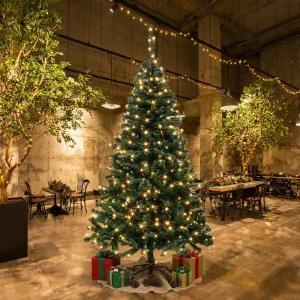 210cm 풍성한 스카치 트리 + LED전구 세트 300구 웜색