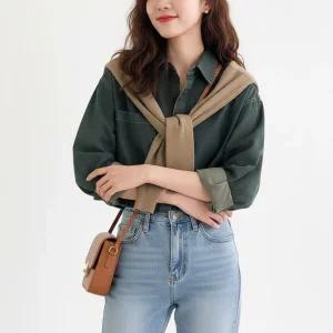 니트 숄 케이프 레이어드 가디건 머플러 숄더