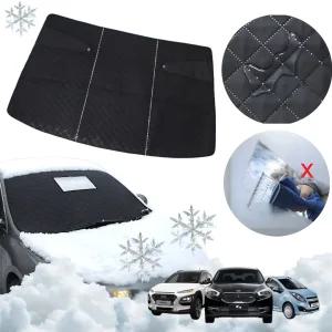 아반떼AD 결빙 방지 쉴드 1개 커버 고급 2중 원단 차량 앞유리 보호 긁힘 방지 가리개