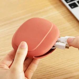 [룽스]화이트 단체 여행용 충전기파우치 선물