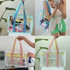 [룽스]PVC 썸머백 반짝이 방수가방 방수 파우치백