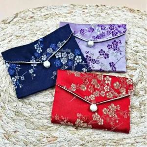 [룽스]비단 한복악세사리 자수 파우치