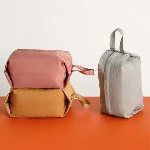 [룽스]손목 손잡이 무지 미니 소형 지퍼 휴대용