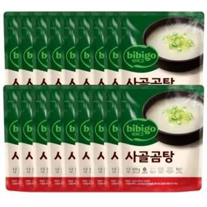 [CJ제일제당] [오쩡스] 비비고 사골곰탕 500g x 18개