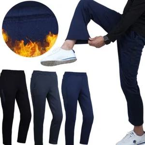 남성 밴딩 바지 데일리 루즈핏 겨울 남성 기모 바지 스판 트레이닝 아웃도어 추리닝 스포츠 활동복 웜업