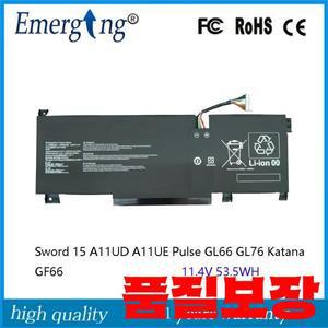 MSI 소드 15 A11UD A11UE 펄스 GL66 GL76 카타나 GF66 용 BTY-M492 노트북 배터리 11.4V 53.5WH 신제품