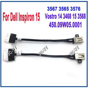 1/2/3피스 노트북 DC 전원 잭 케이블 커넥터 Dell piron 15 3567 Vostro 14 3468 450.09W05.0001