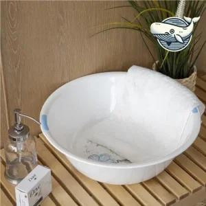 대형 세수대야 플라스틱 수세미 욕실 세면기 세면대야 세숫대야 다용도세숫대야