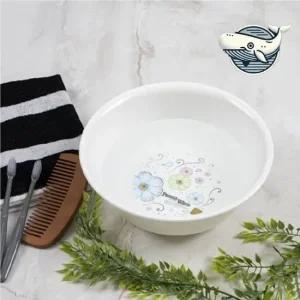 감성 플라워 소형 세수대야 욕실 플라스틱 세면대야 세숫대야 다용도세숫대야