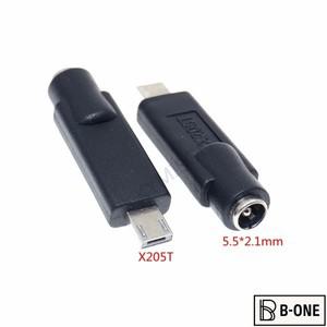 Asus Eeebook X205TA 노트북 용 USB 사각형 DC 전원 플러그 커넥터 어댑터에 1pcs DC5.52.1mm 여성 잭