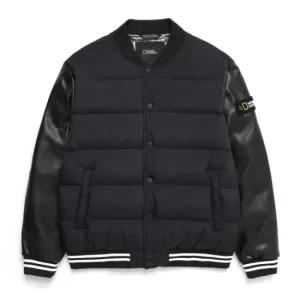 [롯데백화점]내셔널지오그래픽 남성 바시티 패딩 자켓 N234MPD050