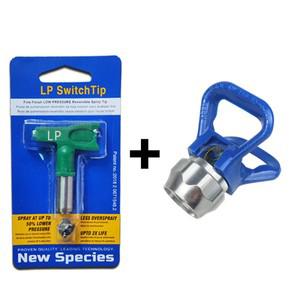 LP 에어리스 페인트 분무기 7/8 노즐 가드 포함 세트 1-6 시리즈 팁 건 스프레이