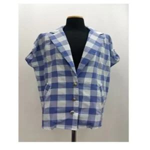 오버핏 점퍼 S1118 여름 면 집업 점퍼 바람막이 체크