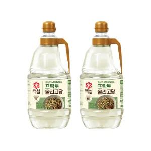 백설 프락토 올리고당 2.45kg x2개