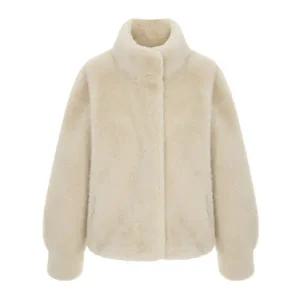 [롯데백화점]티뷰 페미닌 하이넥 퍼자켓_V5D-CJK010