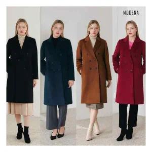 이달의특가 G.모데나 울블렌디드 웨이브퀼팅 누빔 더블 코트 114719