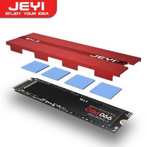 JEYI M.2 SSD 방열판 2280 쿨러 PS5/PC PCIE NVME NGFF 용 열 실리콘 패드 알루미늄 양면