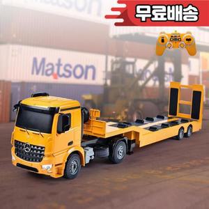 더블 E E562 RC 트럭 모델 트레일러 1/20 자동차 건설 평판 라디오 제어 차량 기계 완구