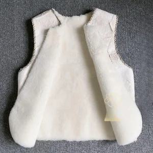 겨울 양모 내피 조끼 남녀공용 두꺼운 양털 패딩 베스트